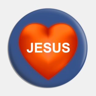 A Heart Like Christ - On the Back of Pin