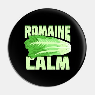 Romaine Calm Gardening Gardener Gift Pin