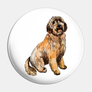 labradoodle Pin