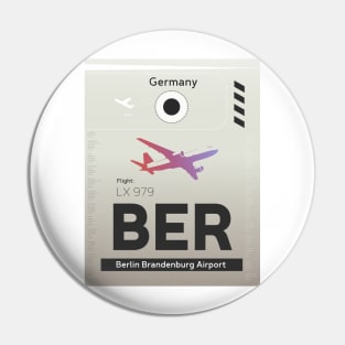 BER BERLIN AIRPORT MODERN Pin