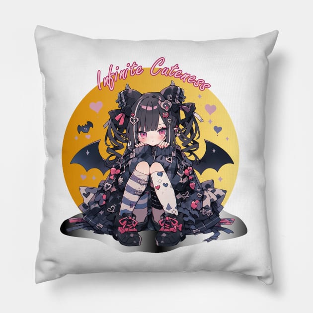 Goth Girls - e girl - Punk Girl Pillow by PlayfulPandaDesigns