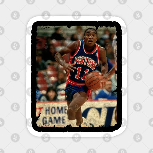 Isiah Thomas in Detroit Pistons Magnet by Wendyshopart