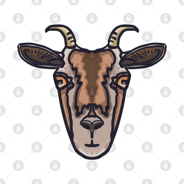 Goat Face by Nigh-designs