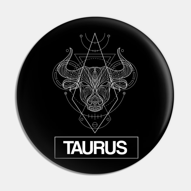 Taurus Constellation Pin by FungibleDesign