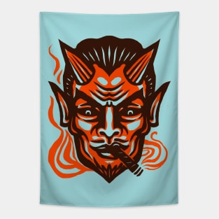 RED SATAN Tapestry