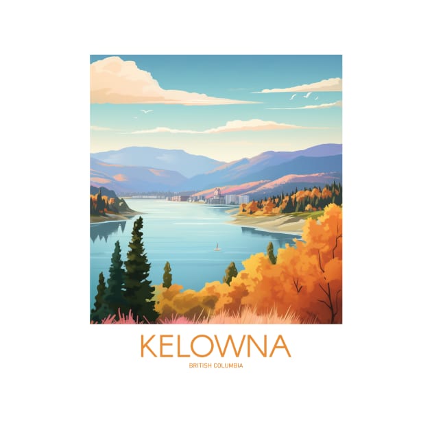 KELOWNA by MarkedArtPrints