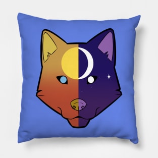 Solar/Lunar Wolf Pillow