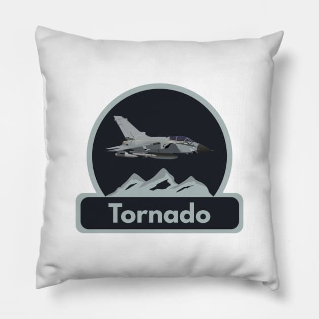 Tornado Strike Aircraft Pillow by NorseTech