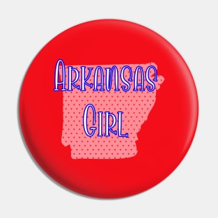 Arkansas Girl Pin