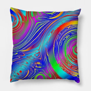 Rainbow abstract Pillow