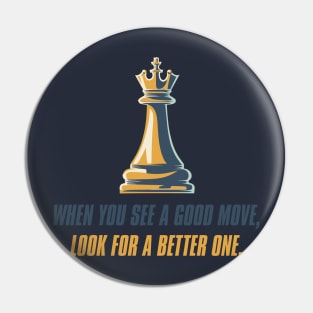 National Chess Day – October Pin