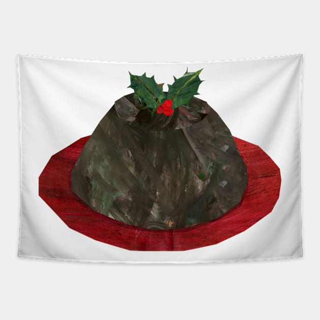 Christmas Pudding Tapestry by Babban Gaelg