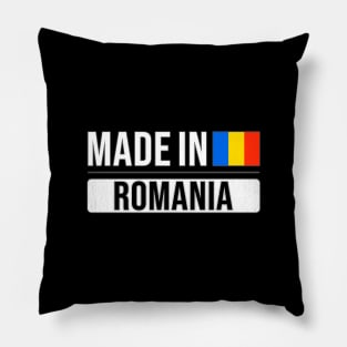 Made In Romania - Gift for Romanian With Roots From Romania Pillow