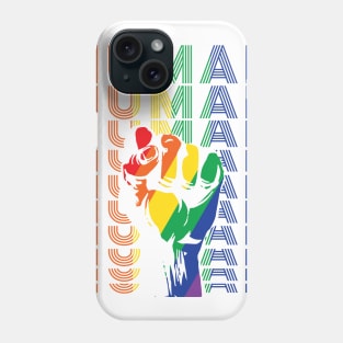 Pride LGBT Strong Hand Gay Rainbow Gift Phone Case
