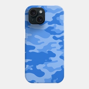 Blue Camouflage Phone Case