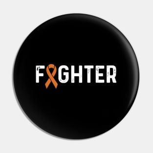 Multiple Sclerosis Awareness Orange Ribbon Ms Fighter Pin