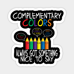 Funny Crayons Coloring Magnet