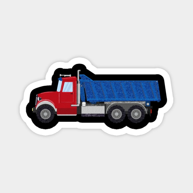 Dump Truck Magnet by whatwemade