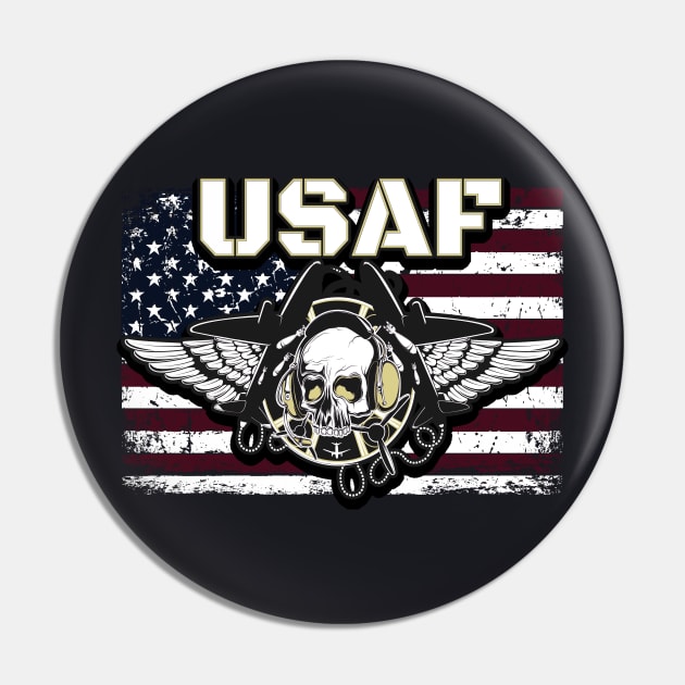 USAF Soldier Air Force Pin by Foxxy Merch