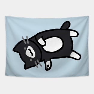 Oreo - Black with Socks Tapestry