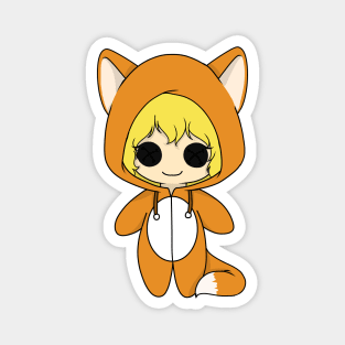 creepypasta judge angels fox costume doll Magnet