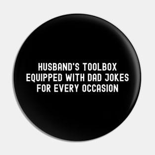 Husband's Toolbox Equipped with Dad Jokes for Every Occasion Pin