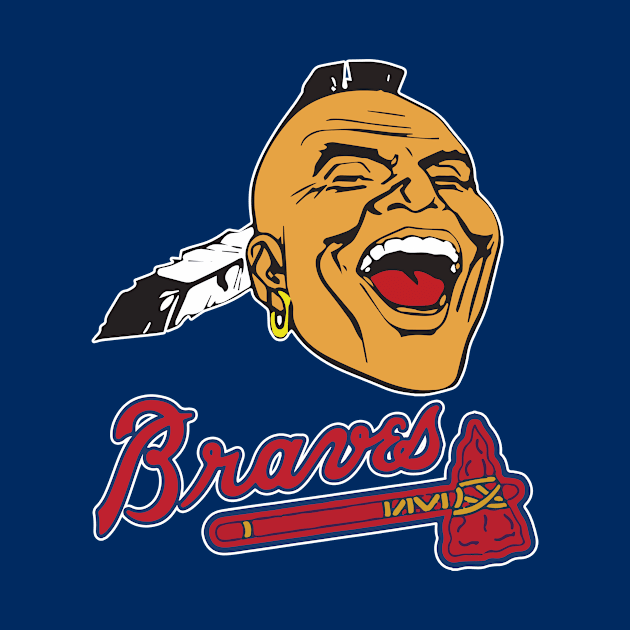 Screaming Indian Braves Shirt by bryanbuckles