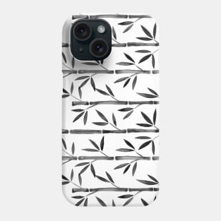 Black Bamboo Phone Case