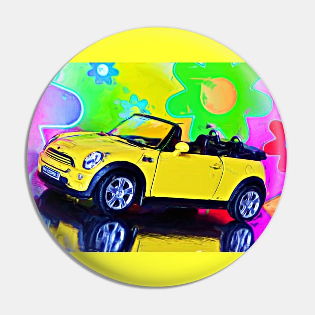 Surreal Mini Cabrio Pin by DeVerviers