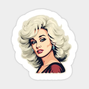 Dolly Parton Art Magnet