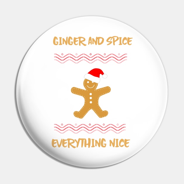 GINGER And Spice Gingerbread Cookie Pin by SartorisArt1