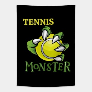 Tennis monster sport Gift for Tennis player love Tennis funny present for kids and adults Tapestry