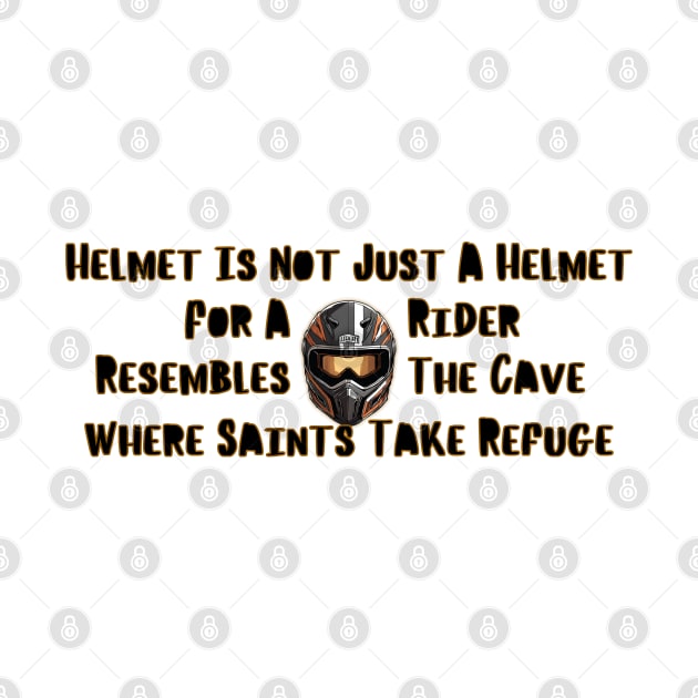 Helmet is not Just A Helmet For Riders Resembles The Cave Where Saints Take Refuge 7 by fazomal