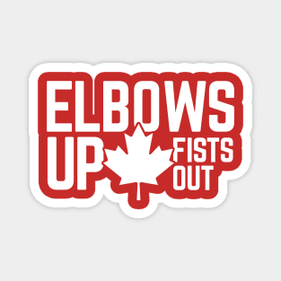 Elbows Up Fists Out, Canadian Pride Magnet
