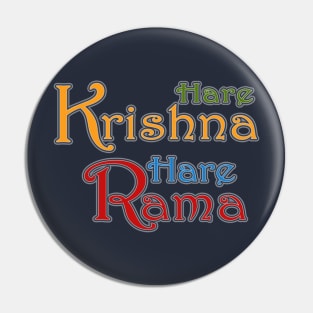 Hare Krishna Hare Rama Pin