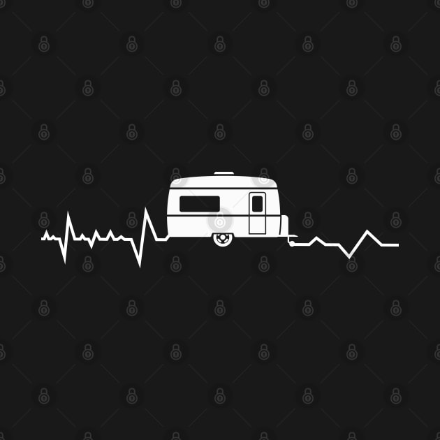 Camping Trailer Heartbeat - Travel Camping by FabulousDesigns