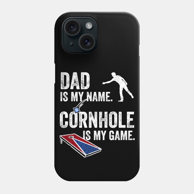 Mens Cornhole Shirt Funny Bean Bag Toss Dad Cornhole Legend Phone Case by Happy Lime