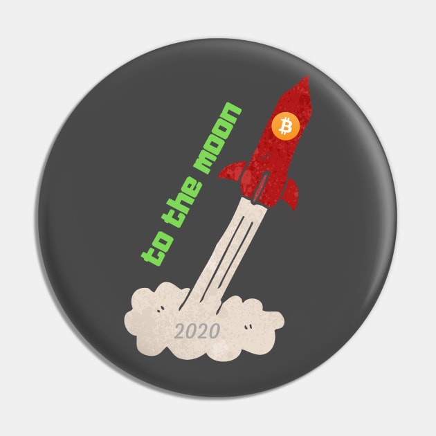 bitcoin to the moon Pin by Bitcoin cryptocurrency