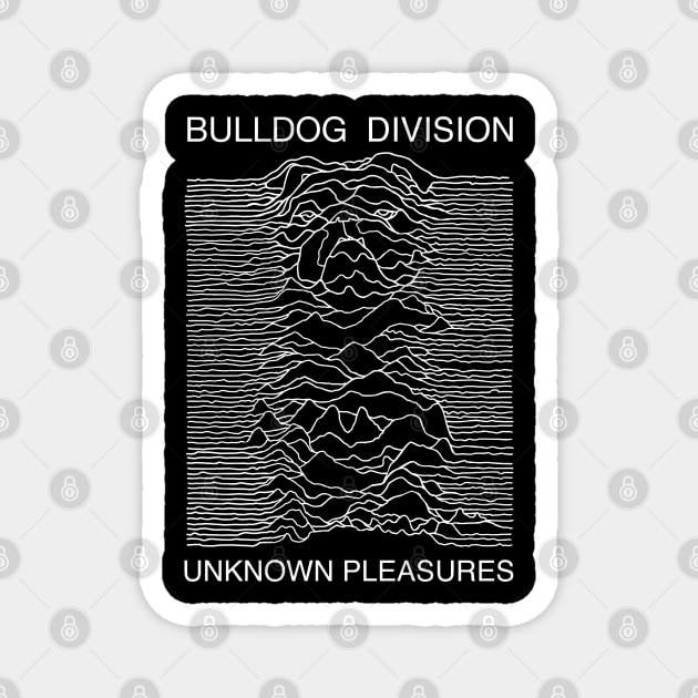 English Bulldog Division Magnet by huebucket