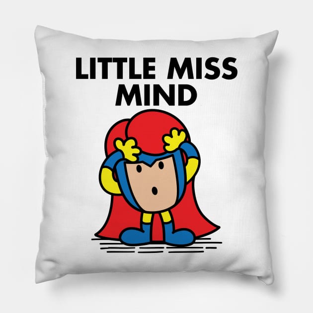 Little Miss Mind Pillow by irkedorc