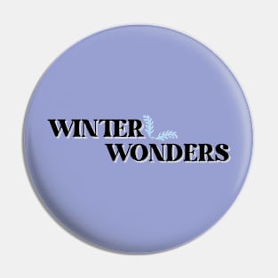 Winter Wonders Pin