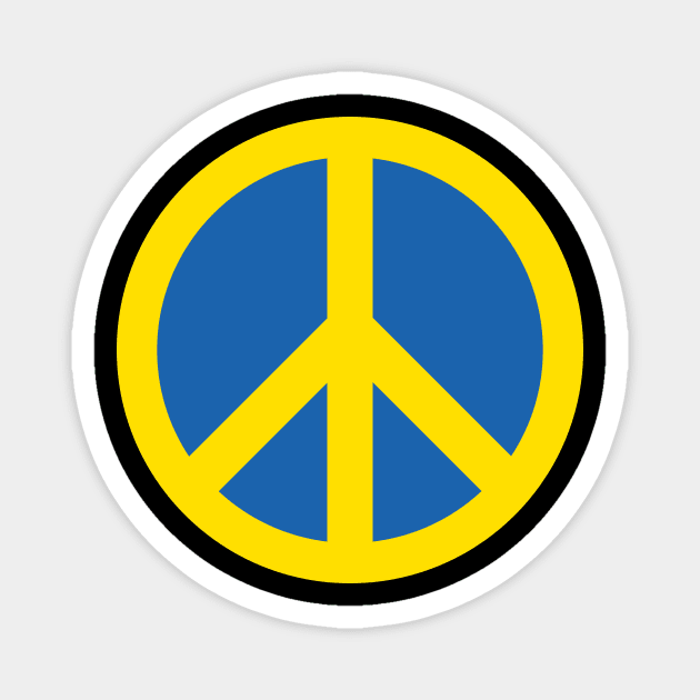 peace for ukraine Magnet by GS