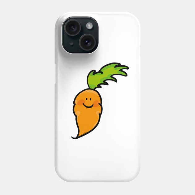 cute carrot Phone Case by cartoonygifts