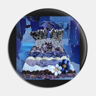 Frozen - peacock collage Pin