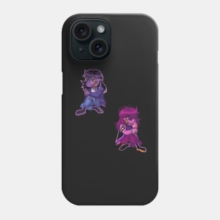 Susie Dark world y light world Stickers y Pins Phone Case