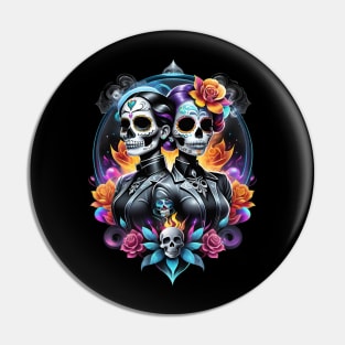 Parejas - Couples- Dia De Los Muertos Pin