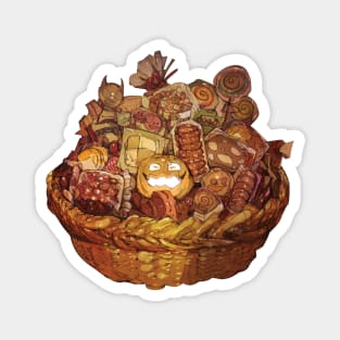 Halloween Basket Magnet