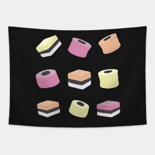 Liquorice Allsorts Sweets Pastel Tapestry