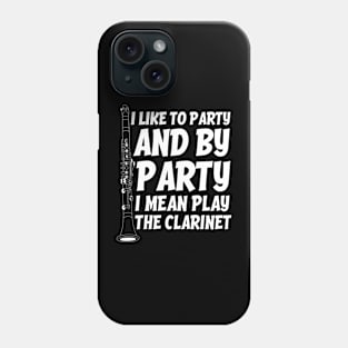 Funny Clarinet Player Phone Case