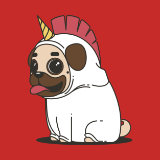 Unicorn Pug T-Shirt